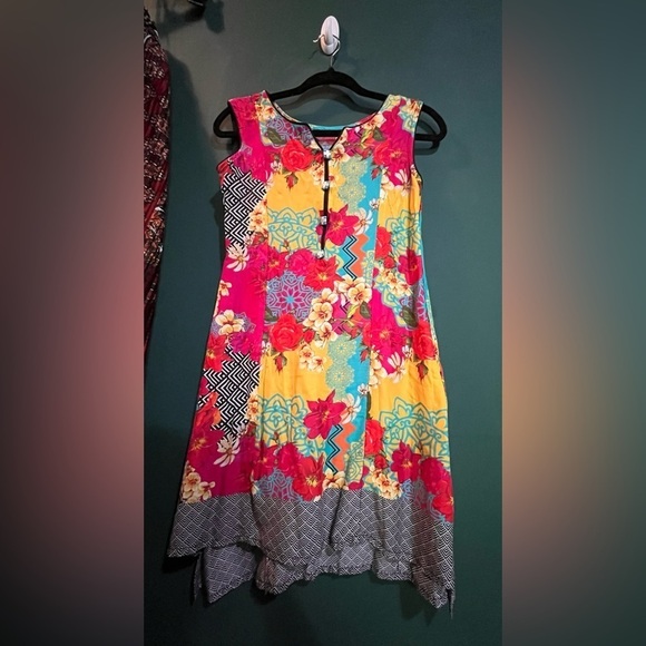 Vintage Floral Mini Dress - Picture 5 of 13